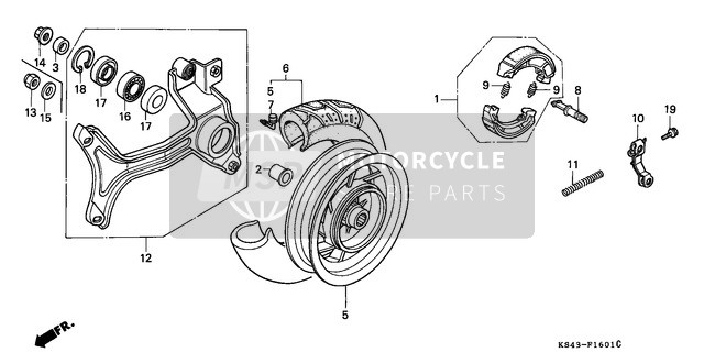 42650KAB325ZC, Wheel SET*NH132M*, Honda, 0